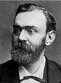 Alfred Nobel, qumico suco homenageado com o nome do elemento noblio.